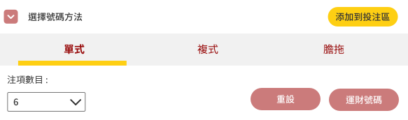 隨機注項